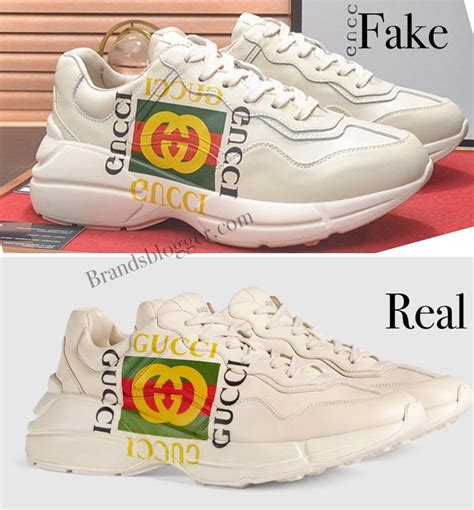 gucci rhyton how to tell if it fake|how to spot gucci rhyton shoes.